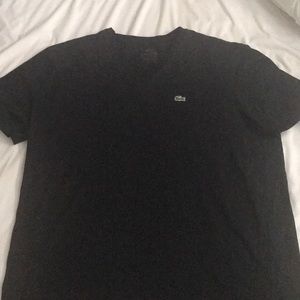 Black Lacoste v neck